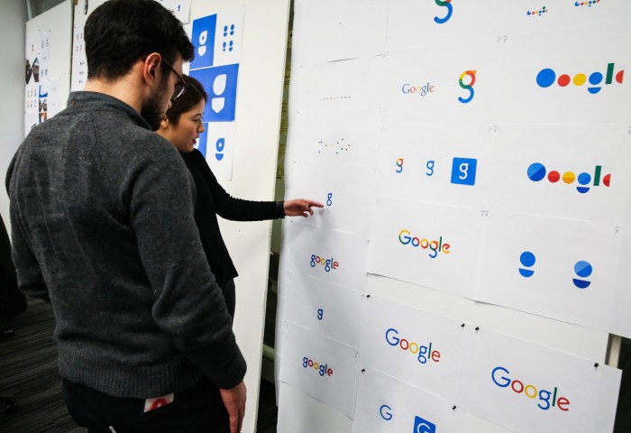 Несколько вариантов нового логотипа Гугл