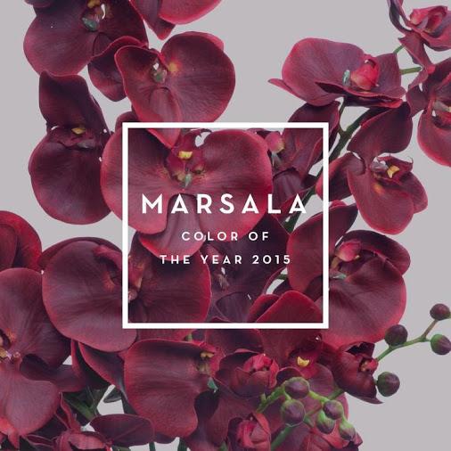 Марсала — цвет 2015 года
